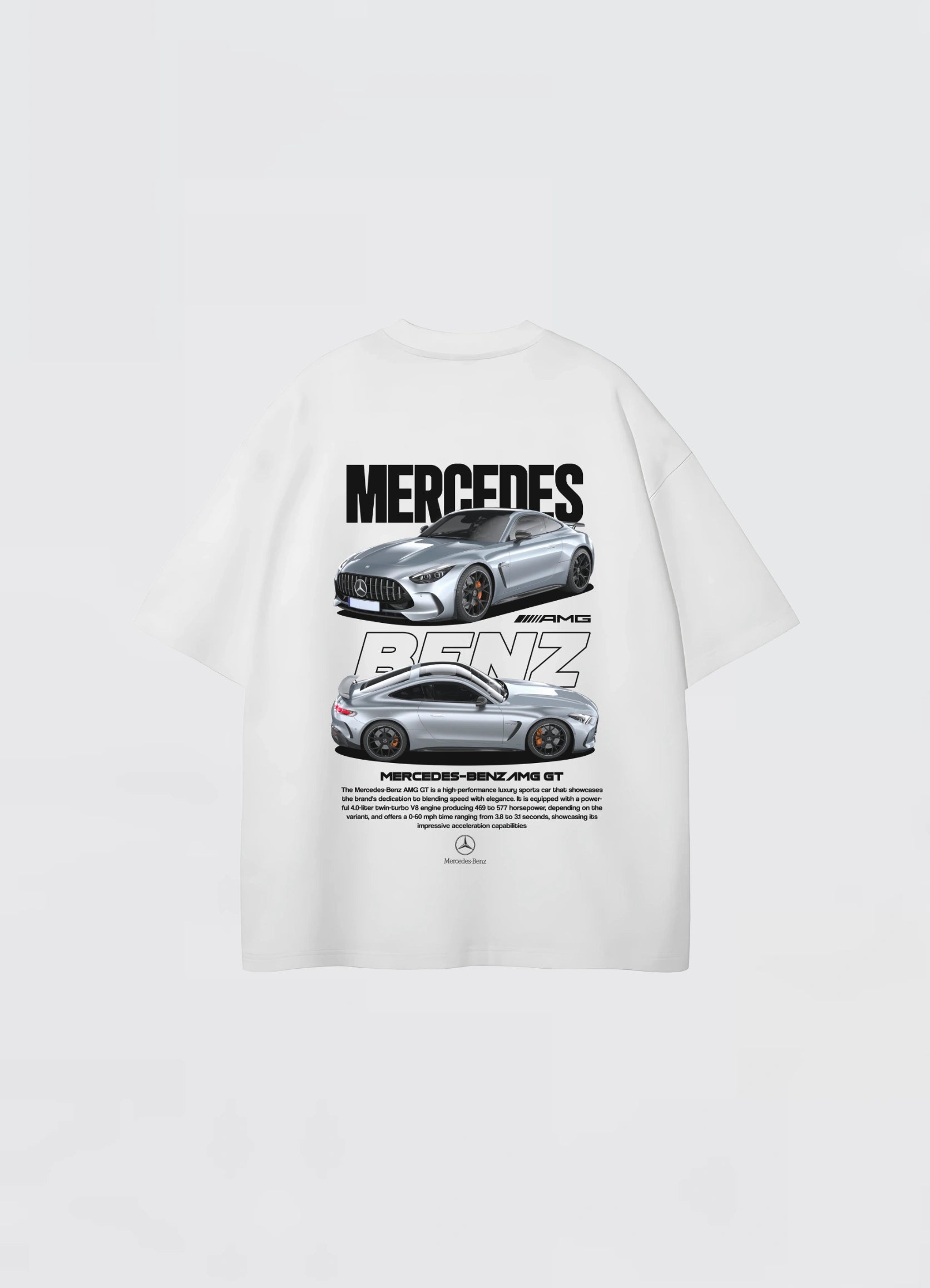 Mercedes AMG GT Oversized T-shirt Off - white - Strells