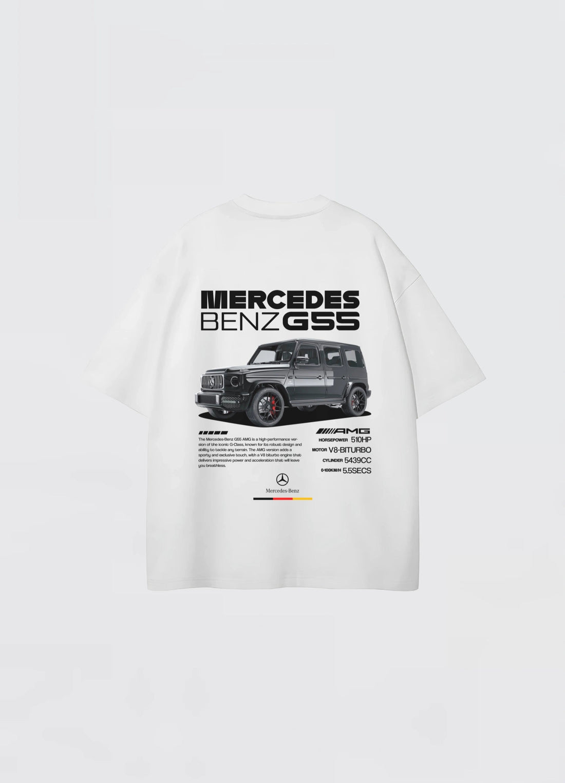 Mercedes Benz AMG G55 Oversized T-shirt Off - white - Strells