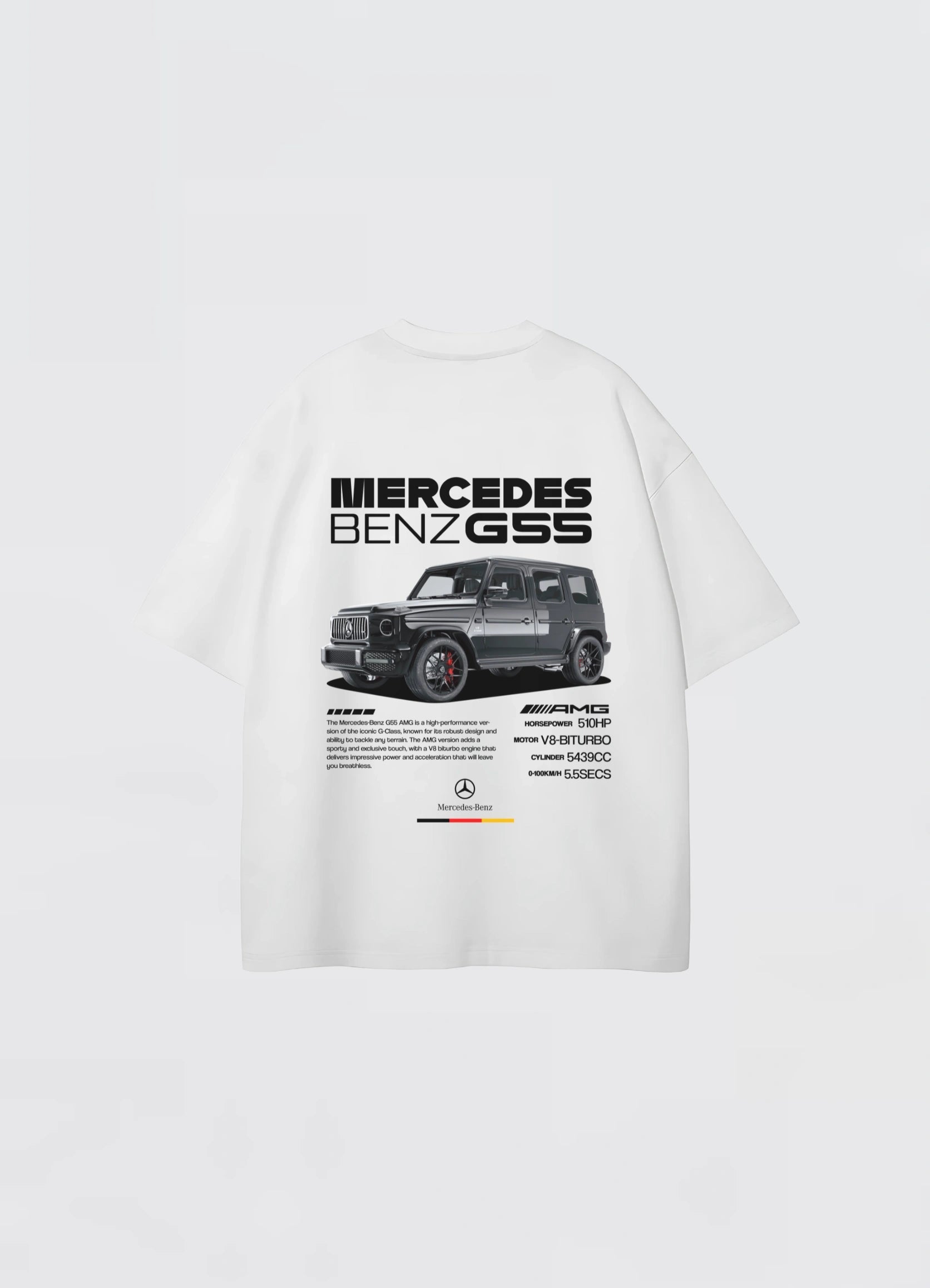 Mercedes Benz AMG G55 Oversized T-shirt Off - white - Strells
