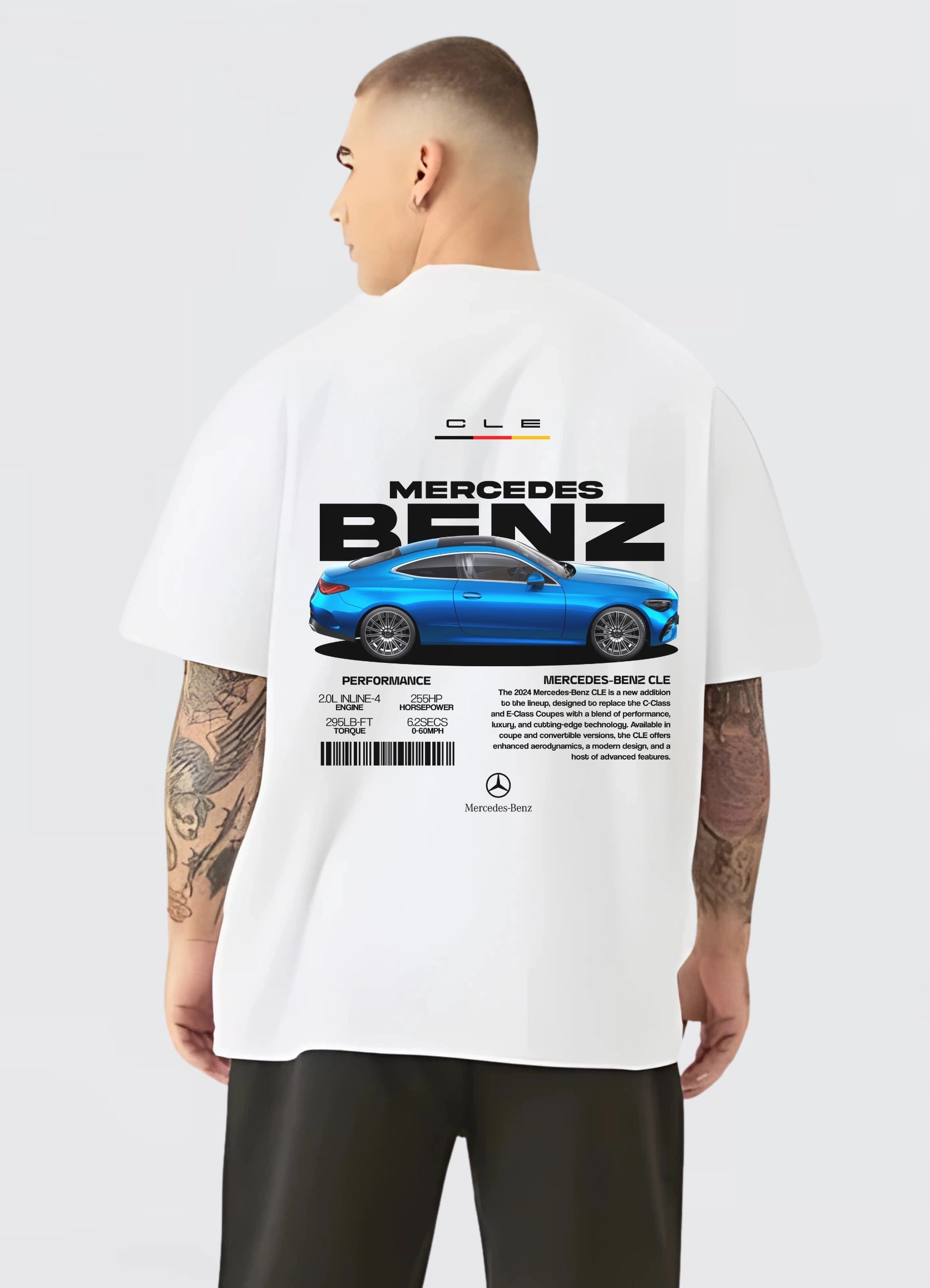 Mercedes Benz CLE Oversized T-shirt Off - white - Strells