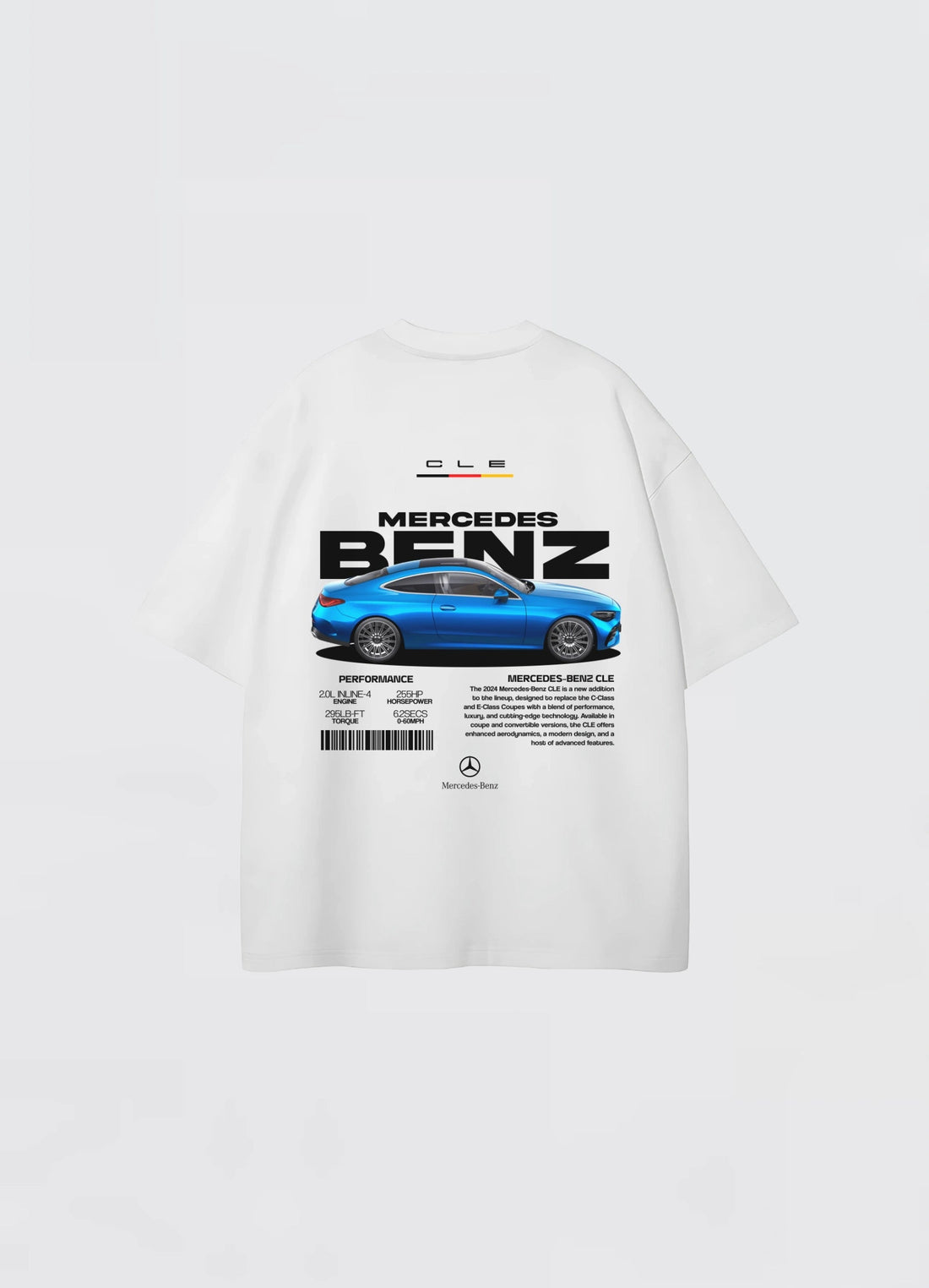 Mercedes Benz CLE Oversized T-shirt Off - white - Strells
