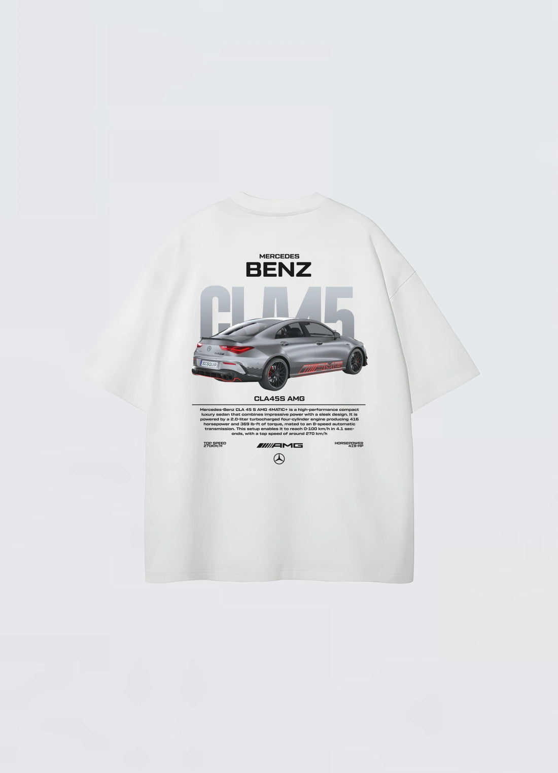 Mercedes CLA 45 S AMG Oversized T-shirt Off - white - Strells