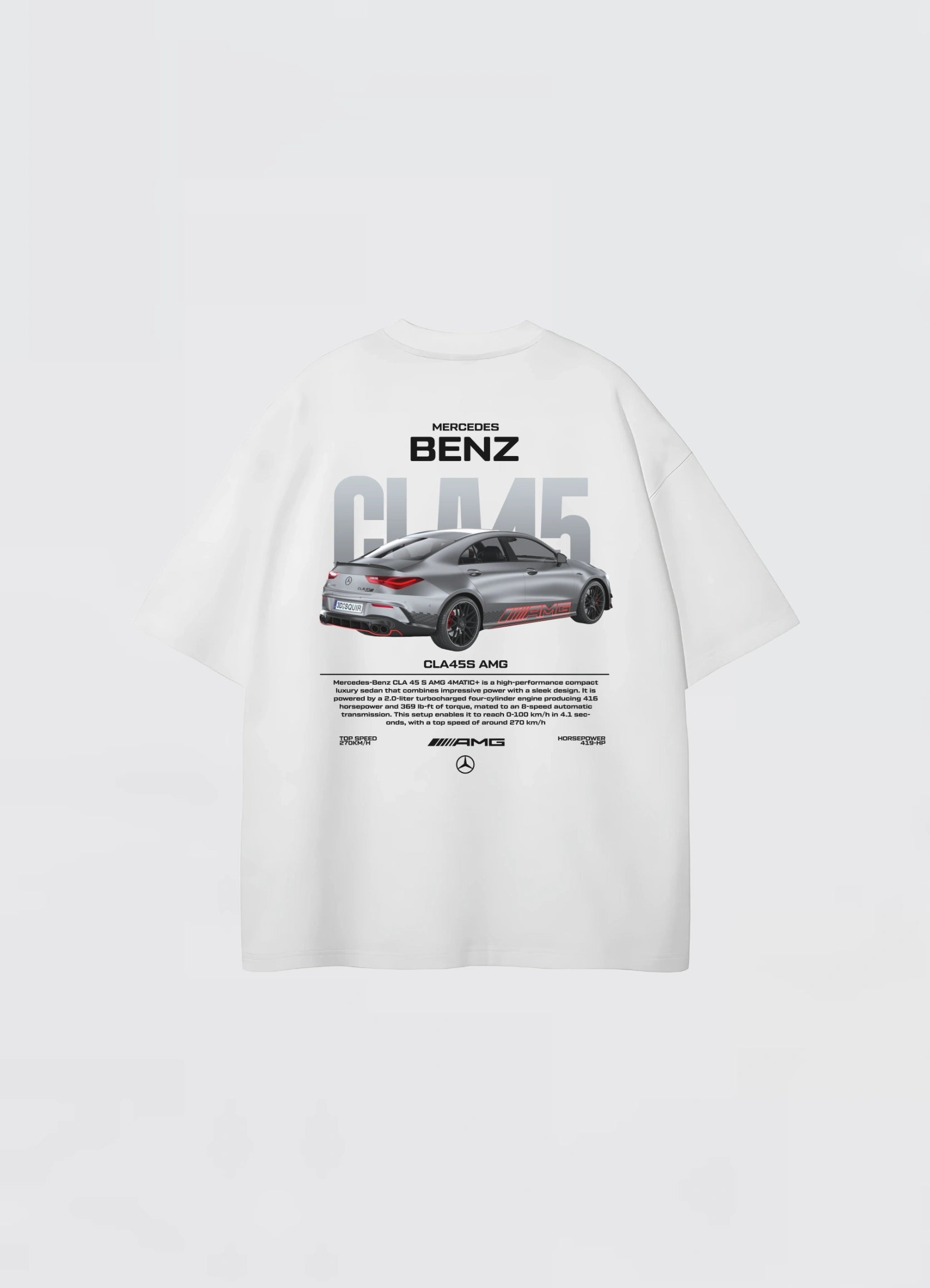Mercedes CLA 45 S AMG Oversized T-shirt Off - white - Strells