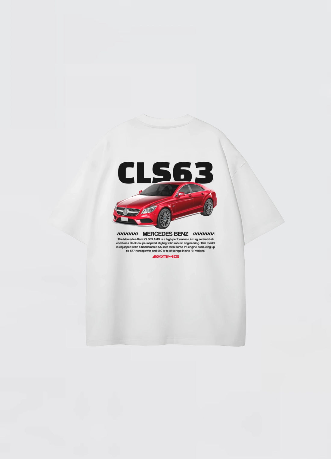 Mercedes CLS 63 Oversized T-shirt Off - white - Strells