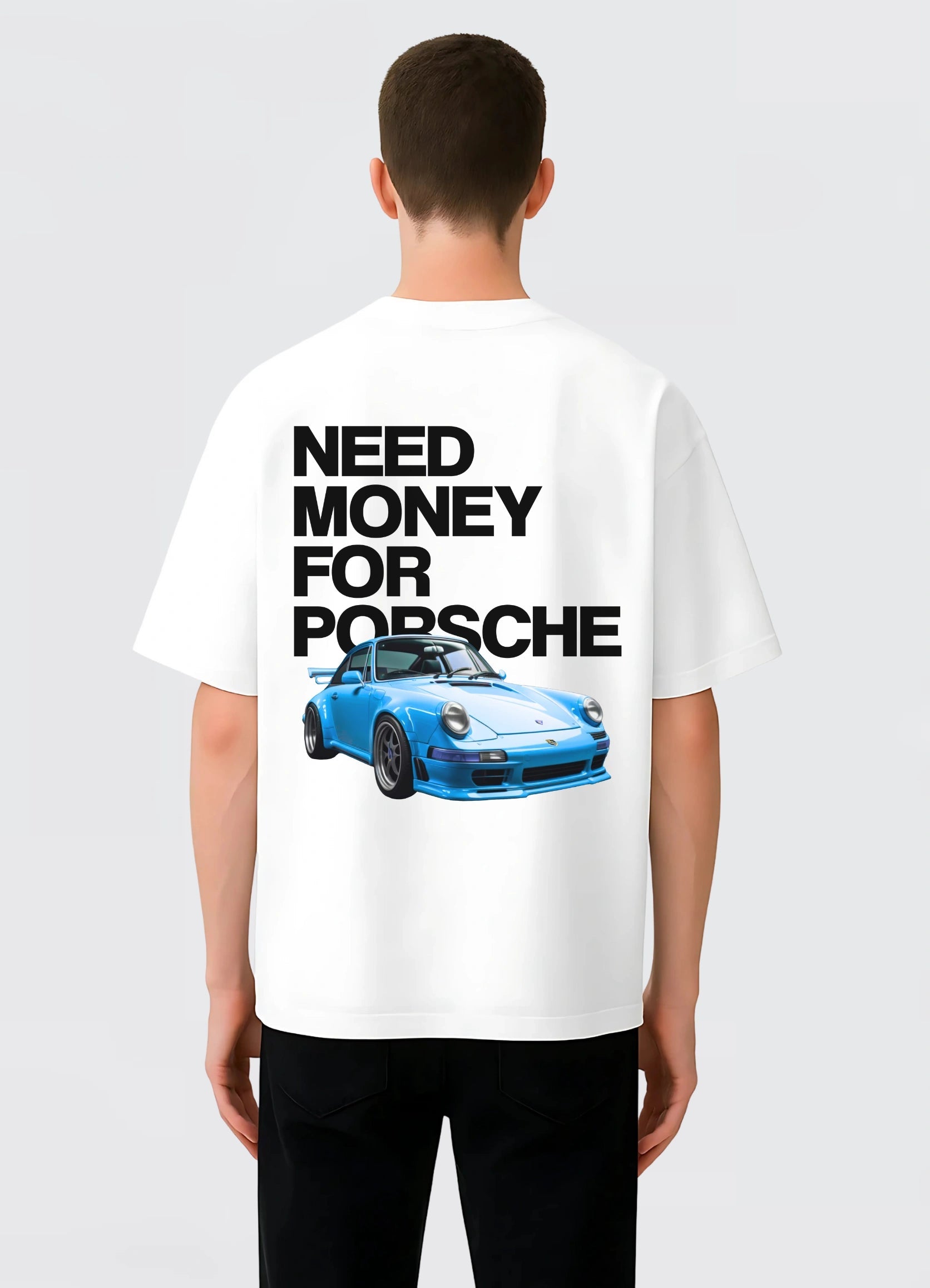 Need Money For Porsche Oversized T-shirt Off - white - Strells