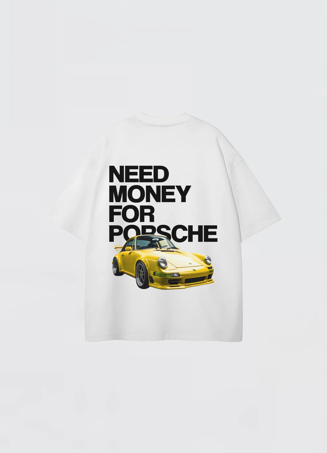 Need Money For Porsche Oversized T-shirt Off - white - Strells