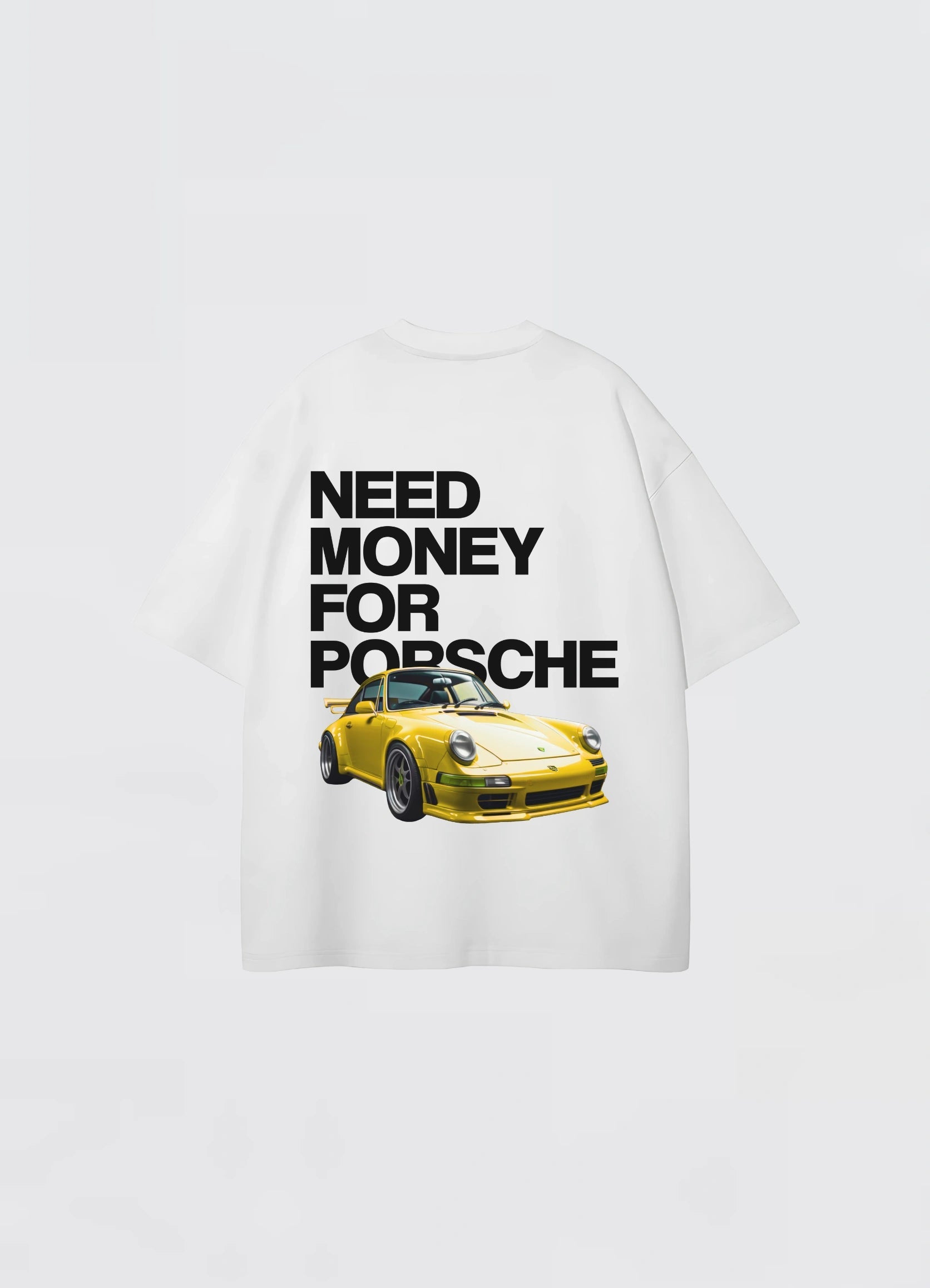 Need Money For Porsche Oversized T-shirt Off - white - Strells