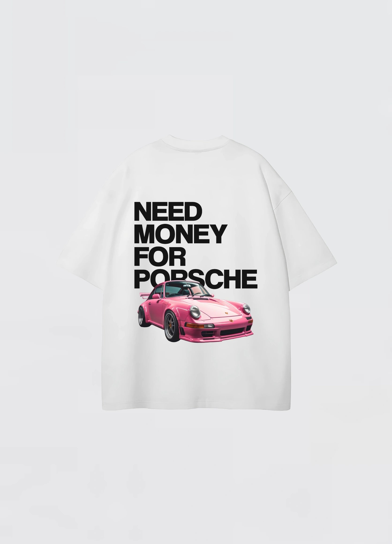 Need Money For Porsche Oversized T-shirt Off - white - Strells