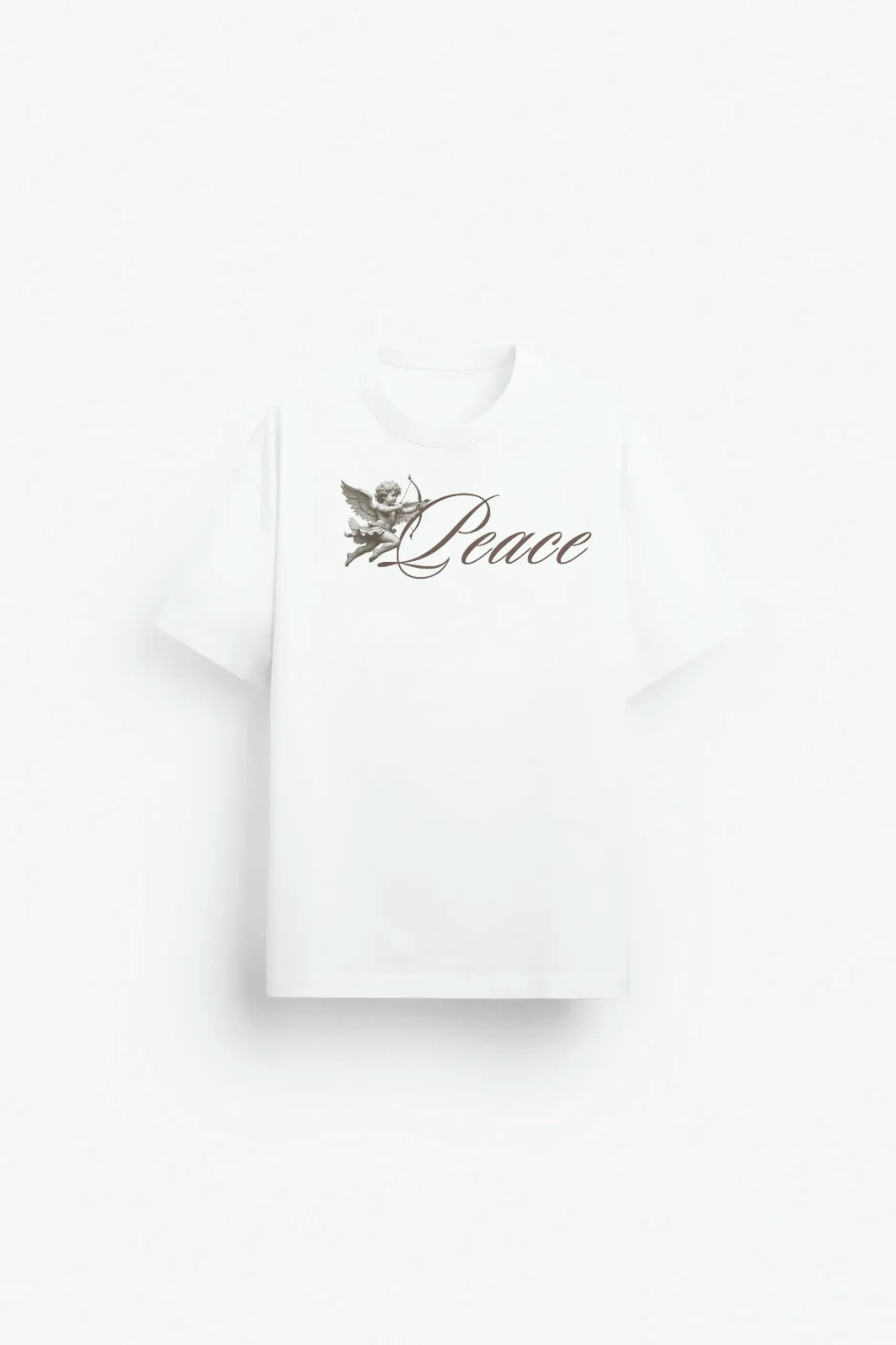 Peace Oversized T-shirt Off - white - Strells