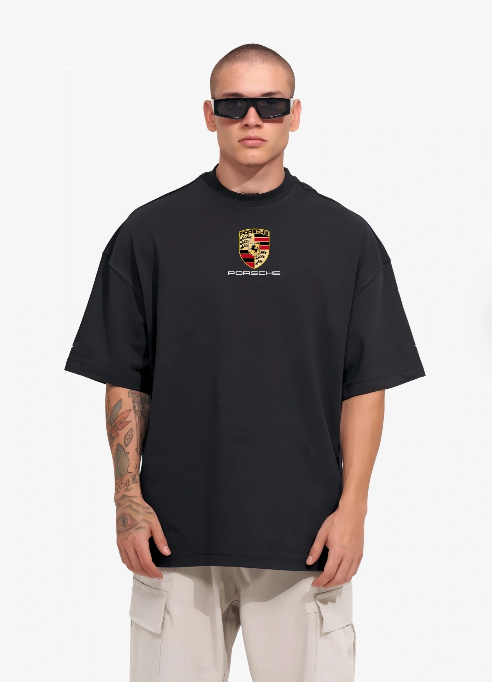 Porsche 911 GT3 RS Oversized T-shirt Black - Strells