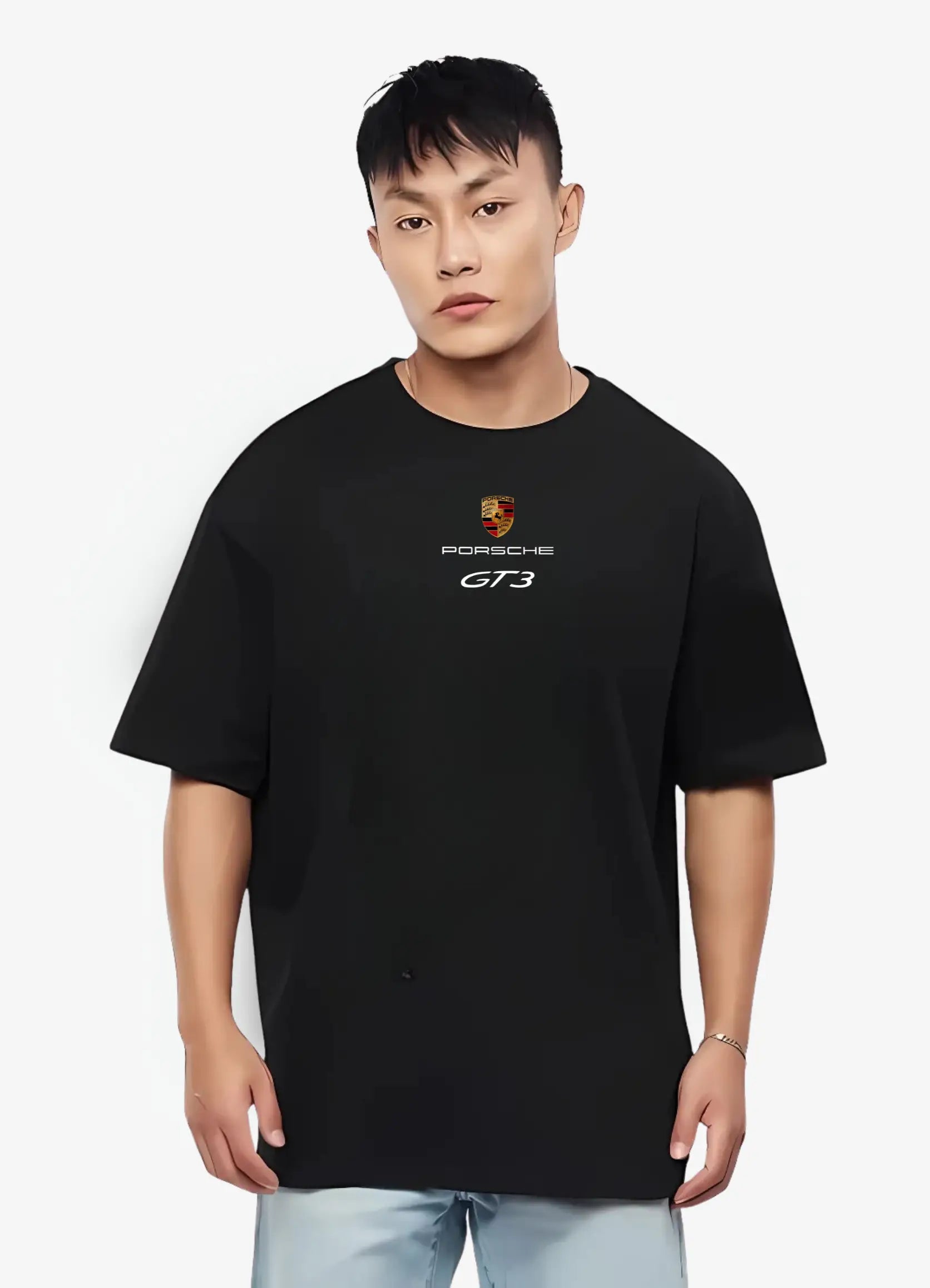 Porsche 911 GT3 RS Oversized T-shirt Black - Strells