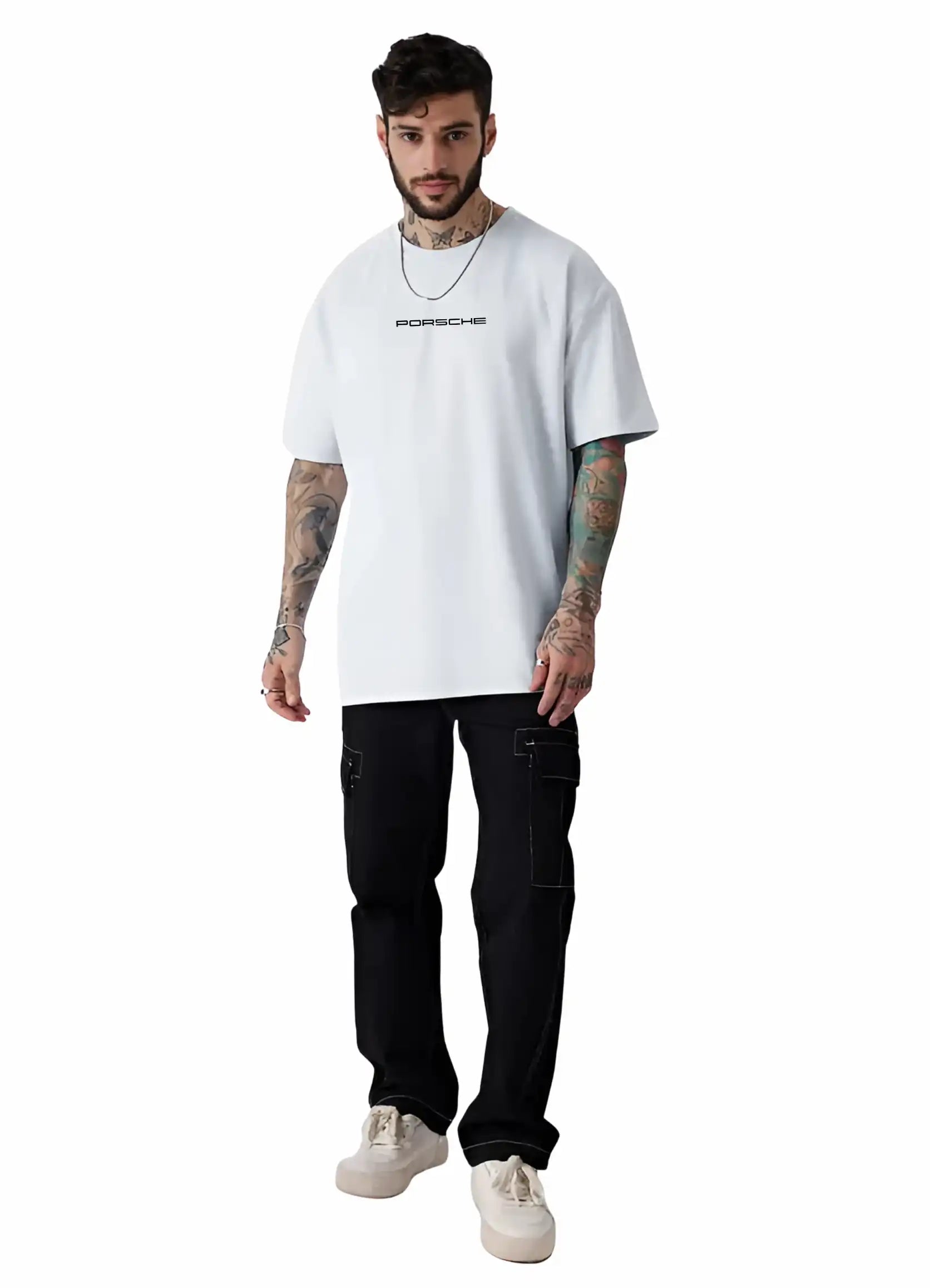 Porsche 911 GT3 RS Oversized T-shirt Off - white - Strells