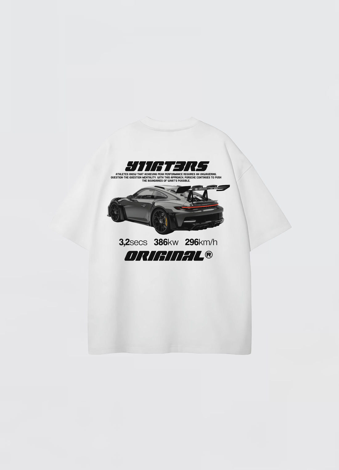 Porsche 911 GT3 RS Oversized T-shirt Off - white - Strells