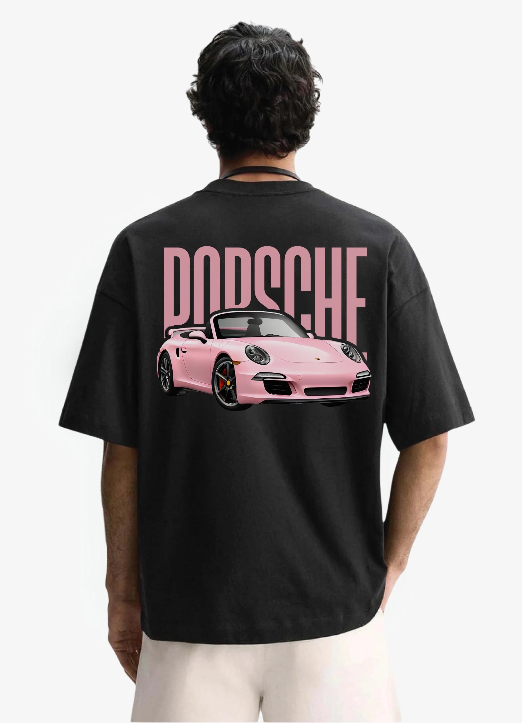 Porsche 911 Oversized T-shirt Black - Strells