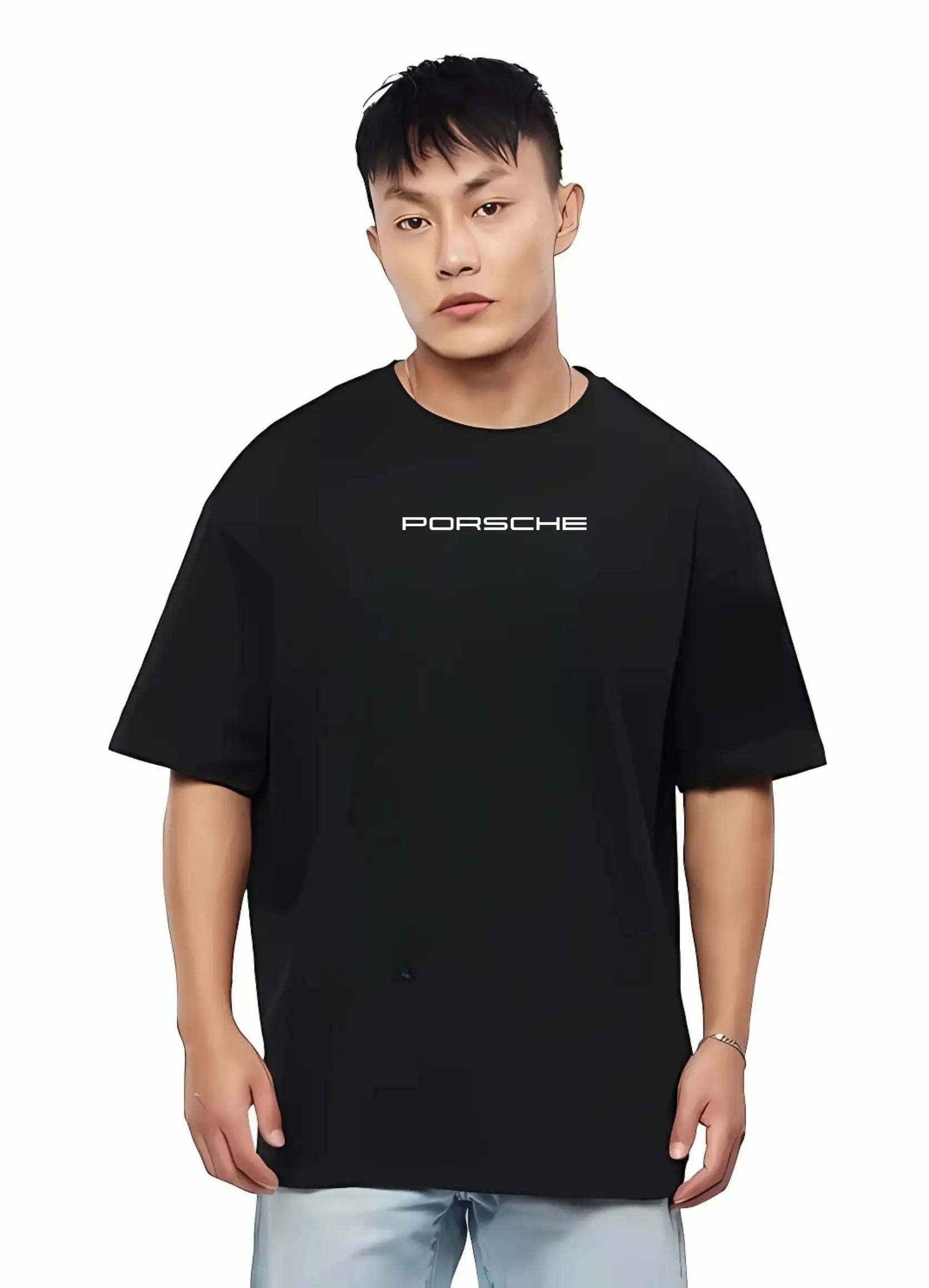 Porsche 911 RSR RAWR Oversized T-shirt Black - Strells