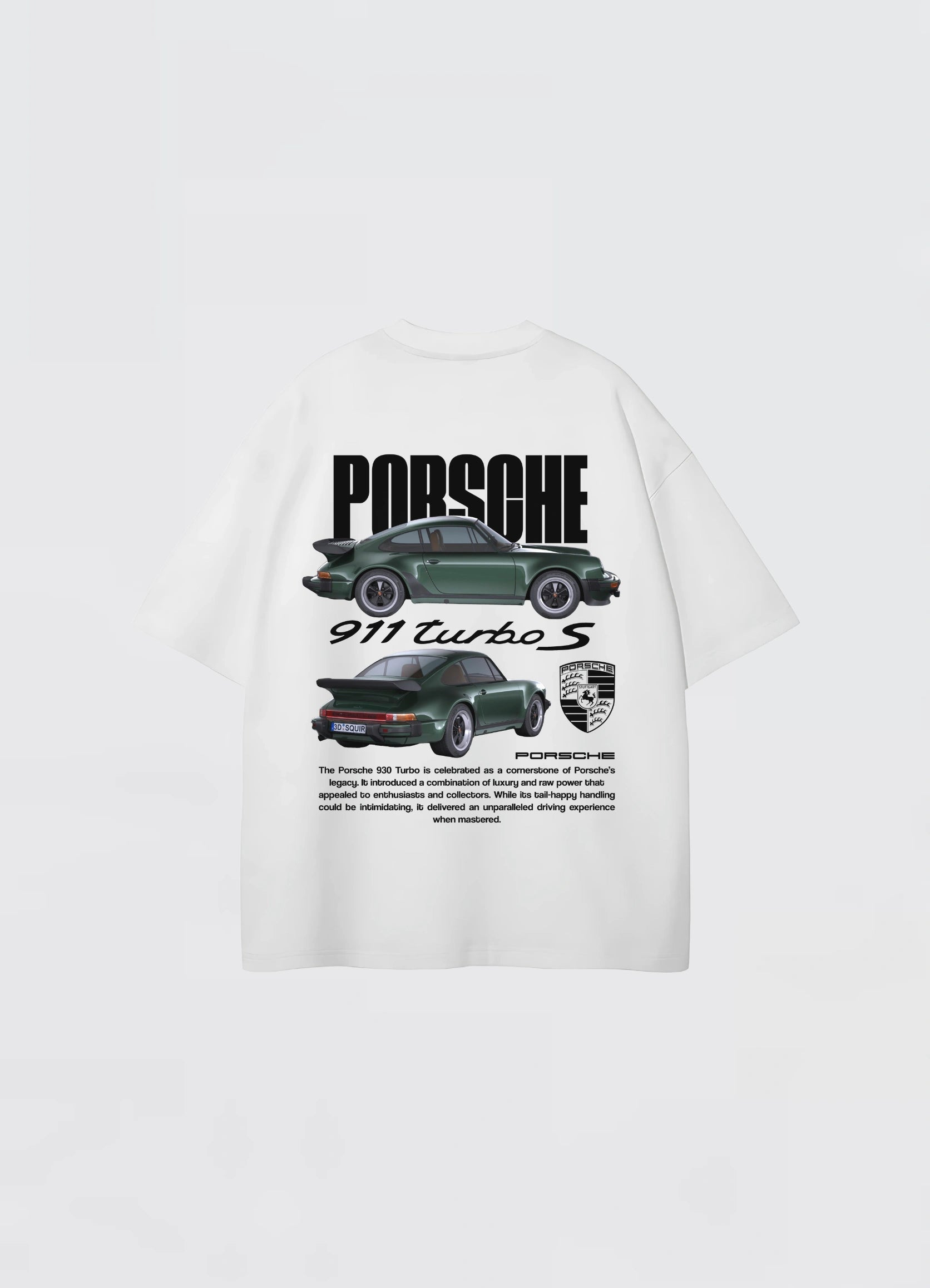 Porsche 911 Turbo S Oversized T-shirt Off - white - Strells