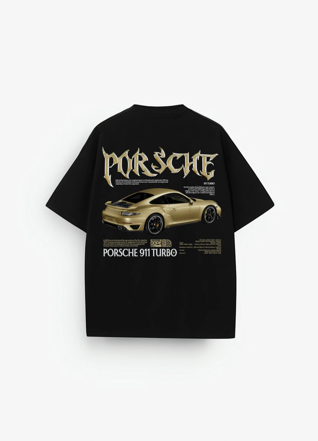 Porsche 911 Turbo Special edition Oversized T-shirt - Strells