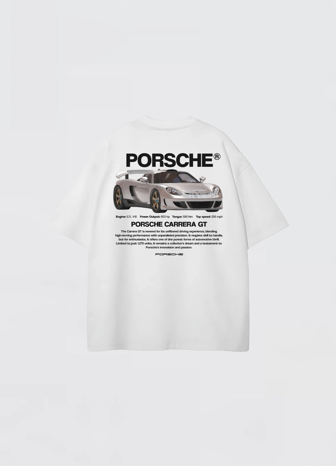 Porsche Carrera GT Oversized T-shirt Off - white - Strells