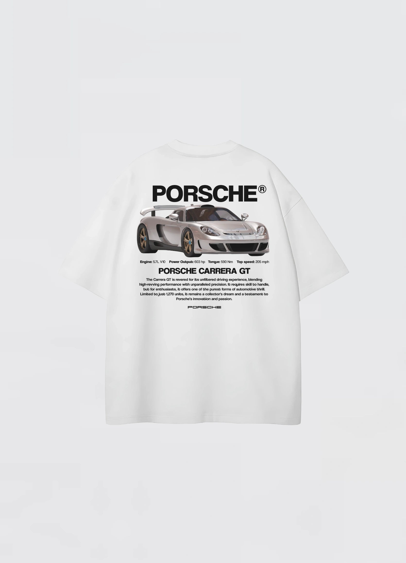Porsche Carrera GT Oversized T-shirt Off - white - Strells