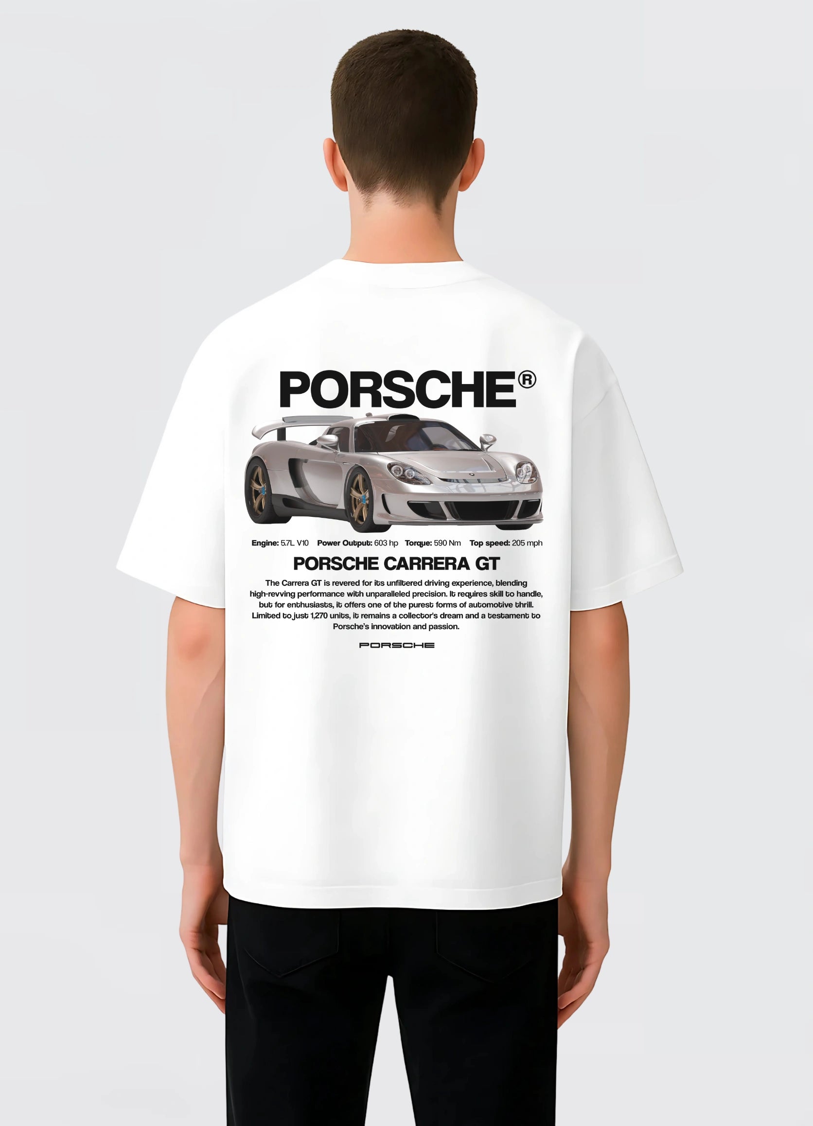 Porsche Carrera GT Oversized T-shirt Off - white - Strells