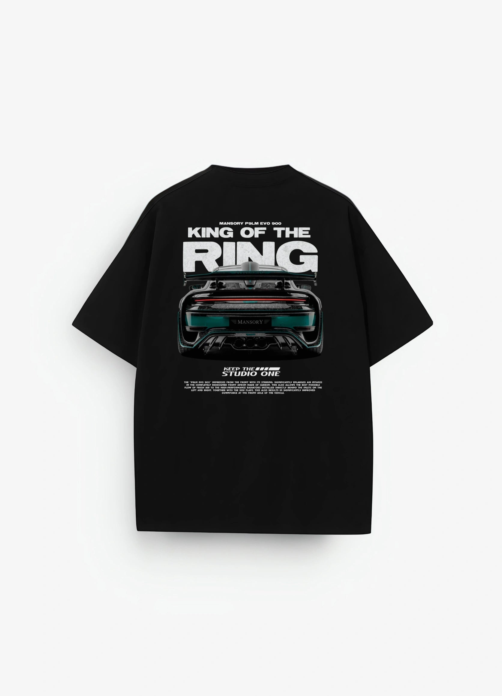 Porsche MANSORY EDITION Oversized T-shirt Black - Strells
