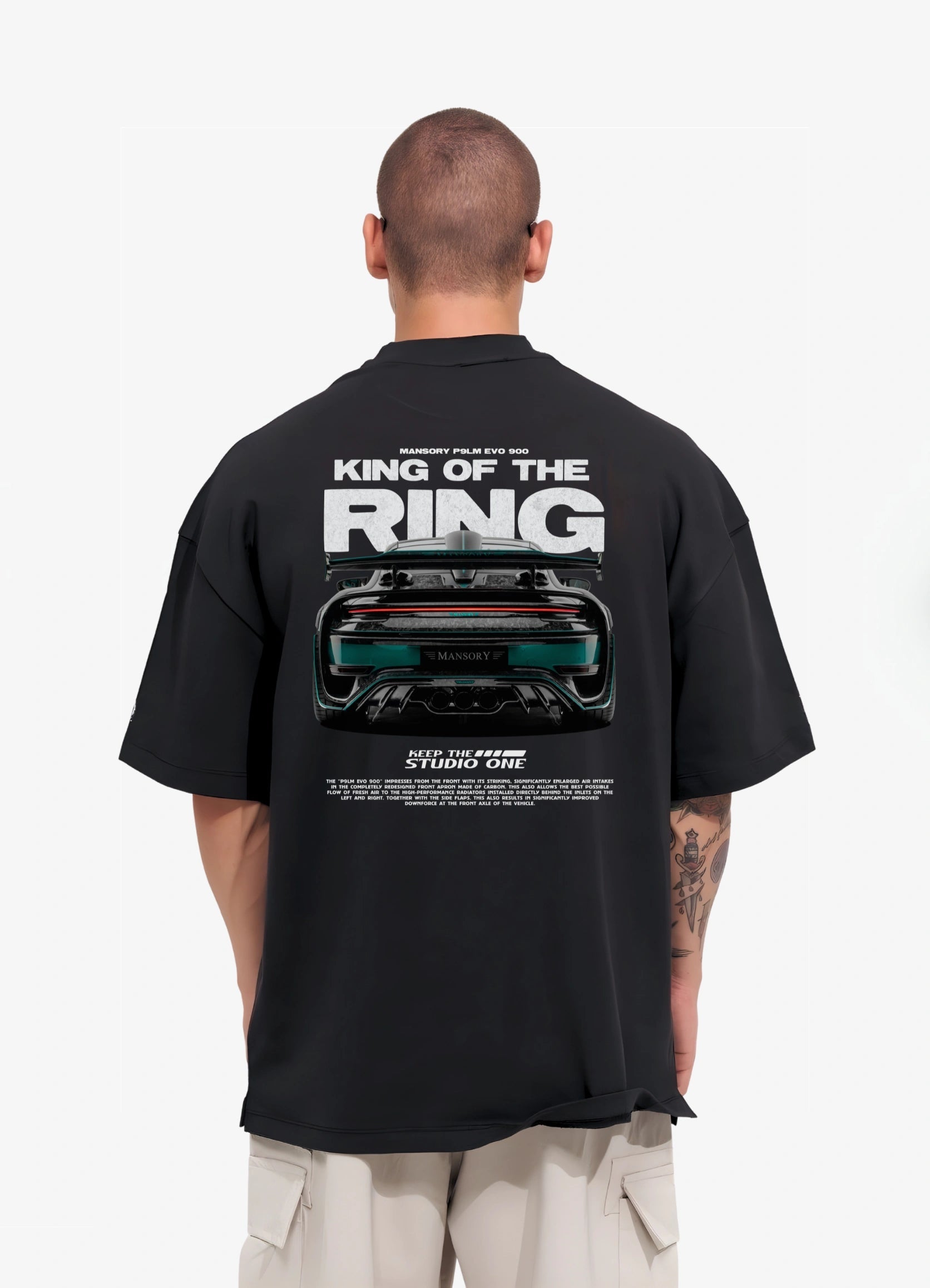 Porsche MANSORY EDITION Oversized T-shirt Black - Strells