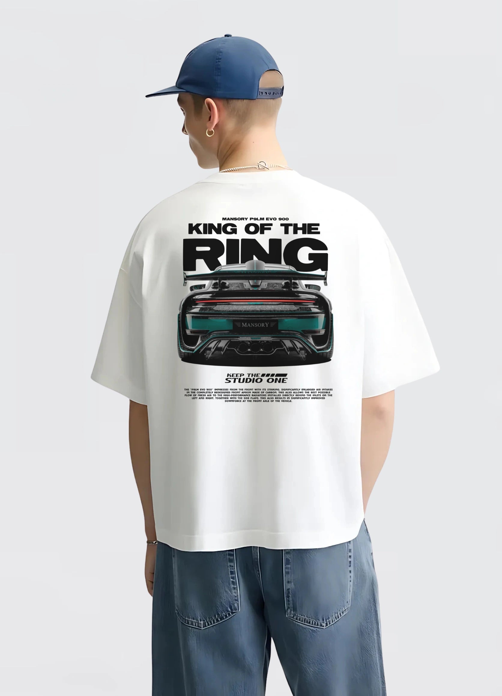 Porsche MANSORY EDITION Oversized T-shirt White - Strells