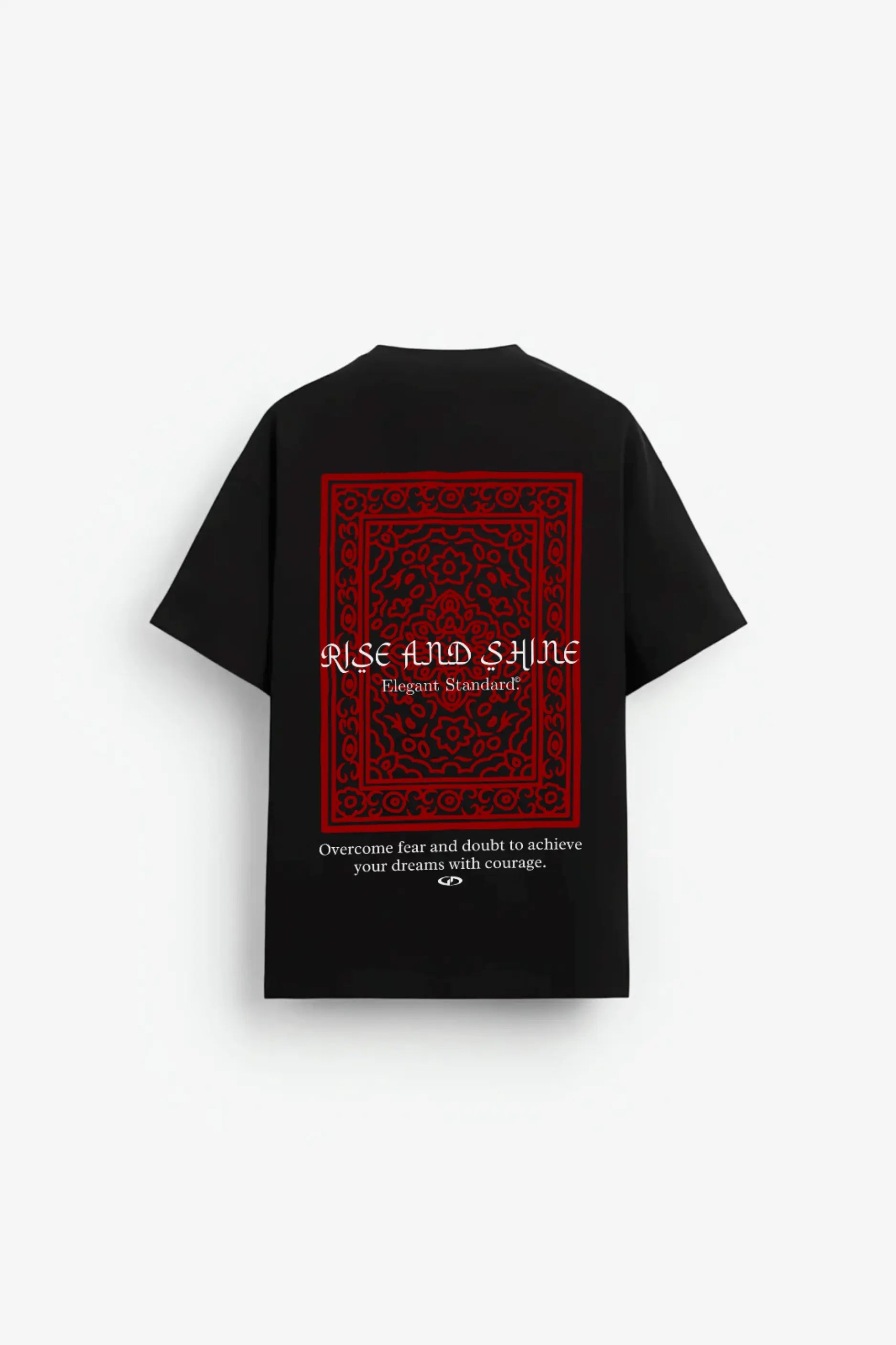 Rise And Shine Oversized T-shirt Black - Strells