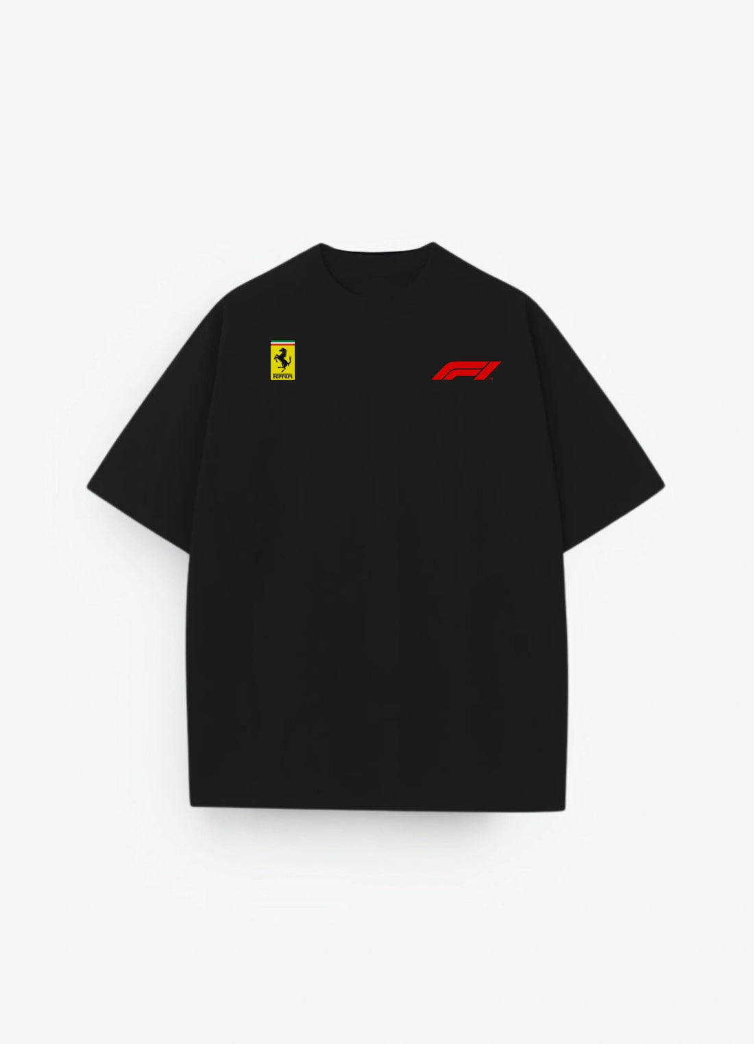 Scuderia Ferrari HP Oversized T-shirt Black - Strells