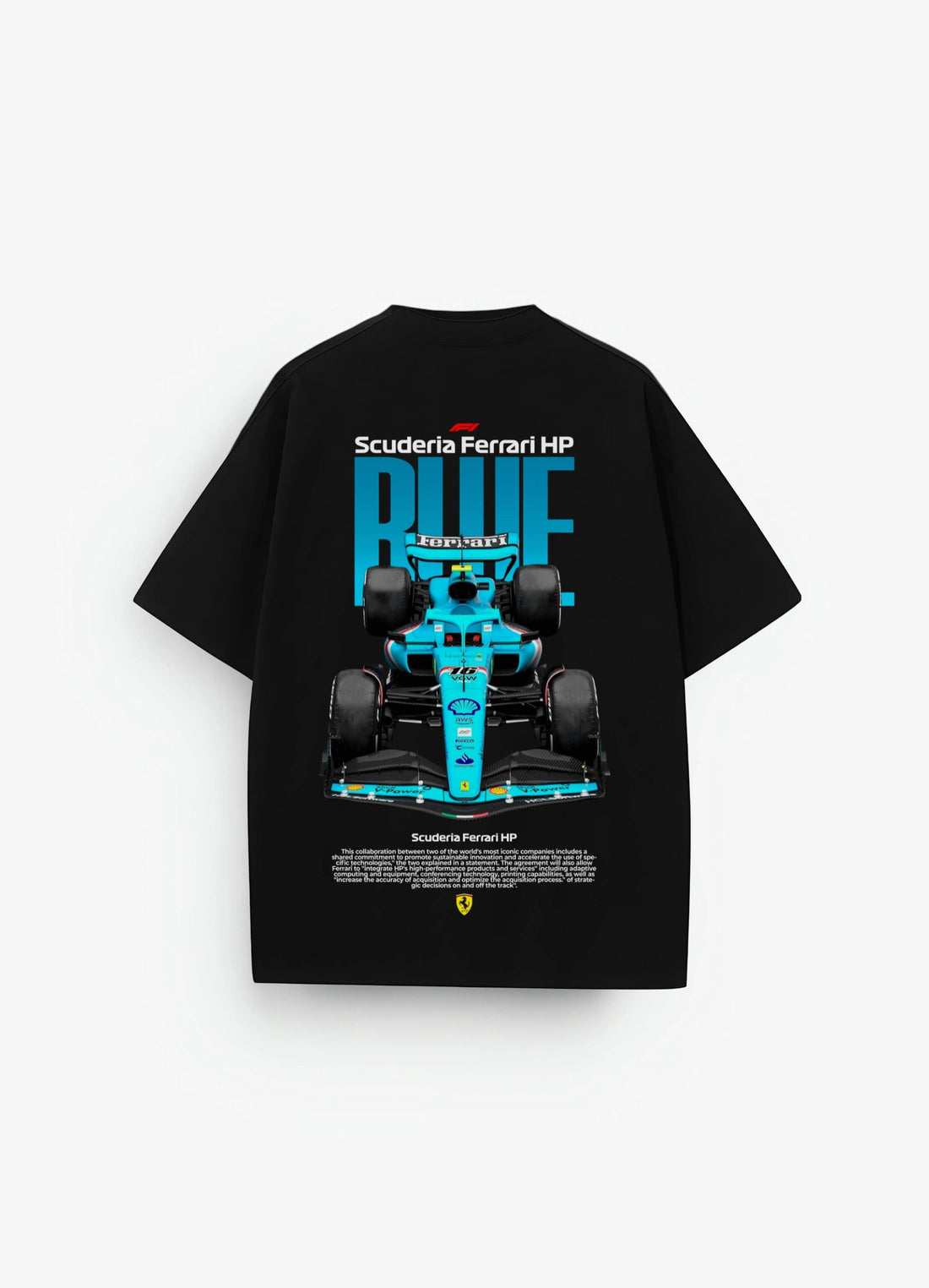 Scuderia Ferrari HP Oversized T-shirt Black - Strells