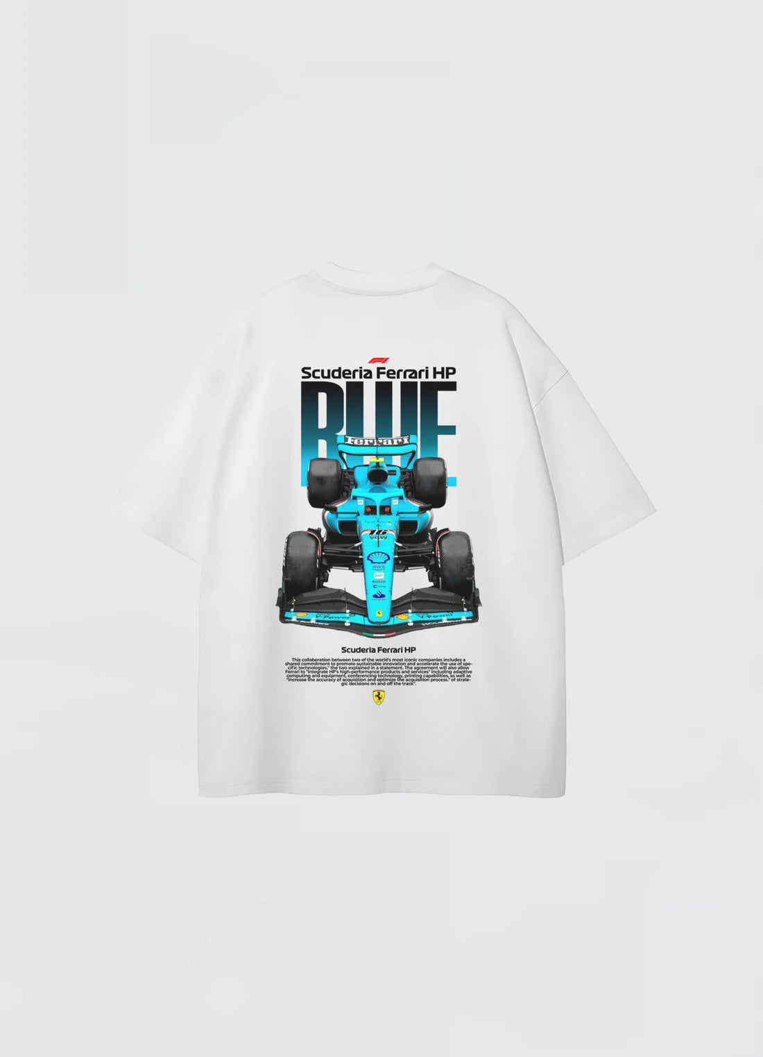 Scuderia Ferrari HP Oversized T-shirt White - Strells