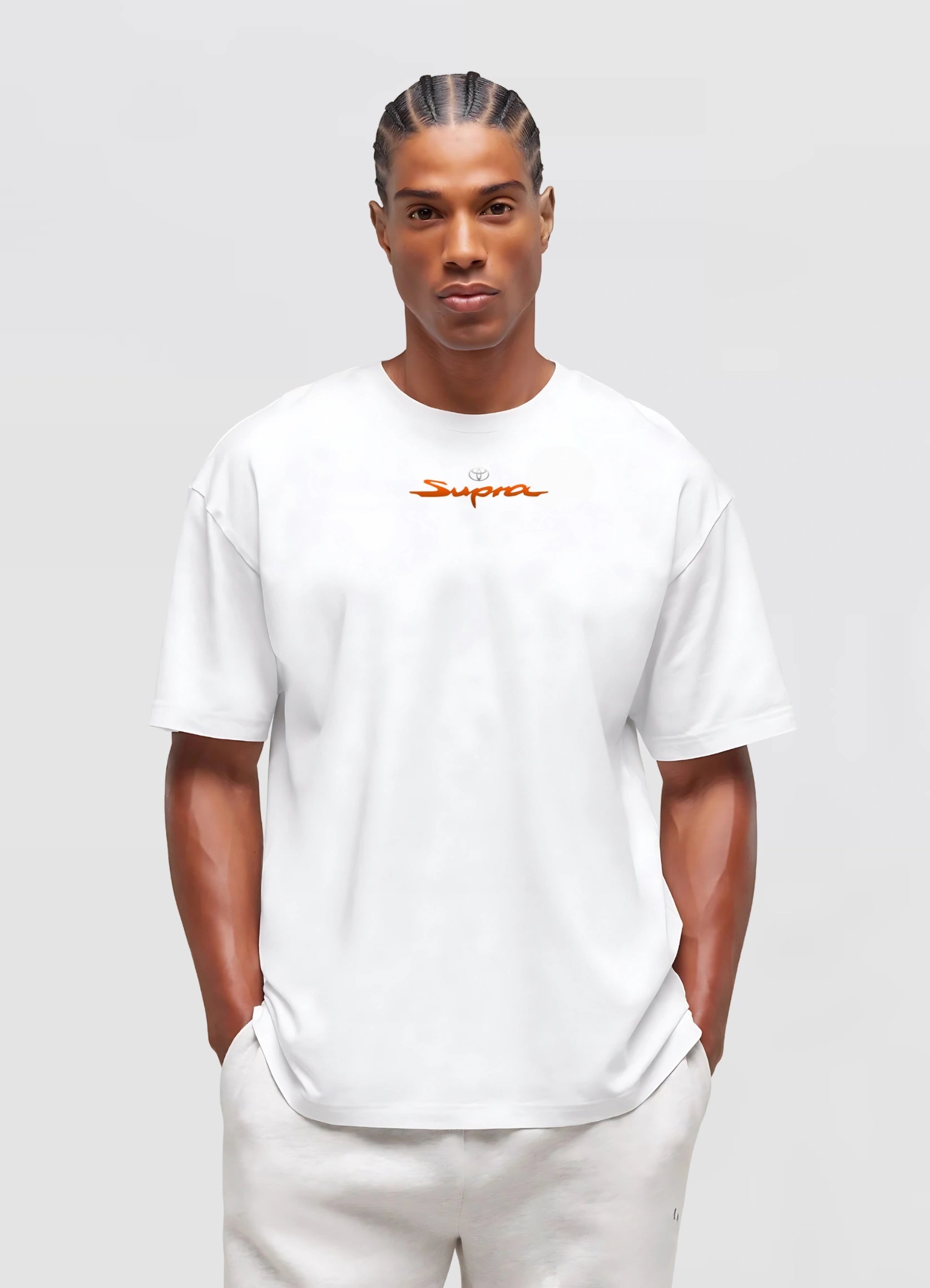 Toyota Supra Mark 4 Oversized T-shirt Off - white - Strells