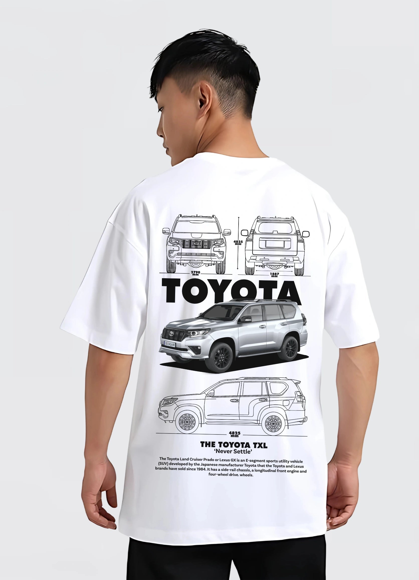 Toyota TXL Oversized T-shirt Off - white - Strells