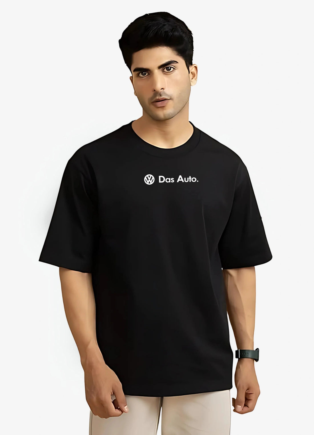 Volkswagen golf GTI White Oversized T-shirt Black - Strells